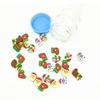 1bottle Christmas Gift Santa Tree Mini Eraser Kawaii  Students Stationery School Supplies