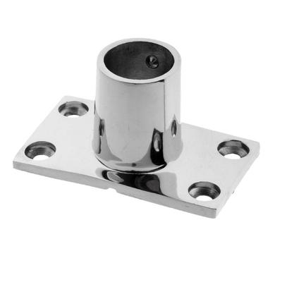 Shiwaki Main Courante de Bateau Base Rectangulaire 90 Degrés pour Tubage 2 Tailles, 25mm