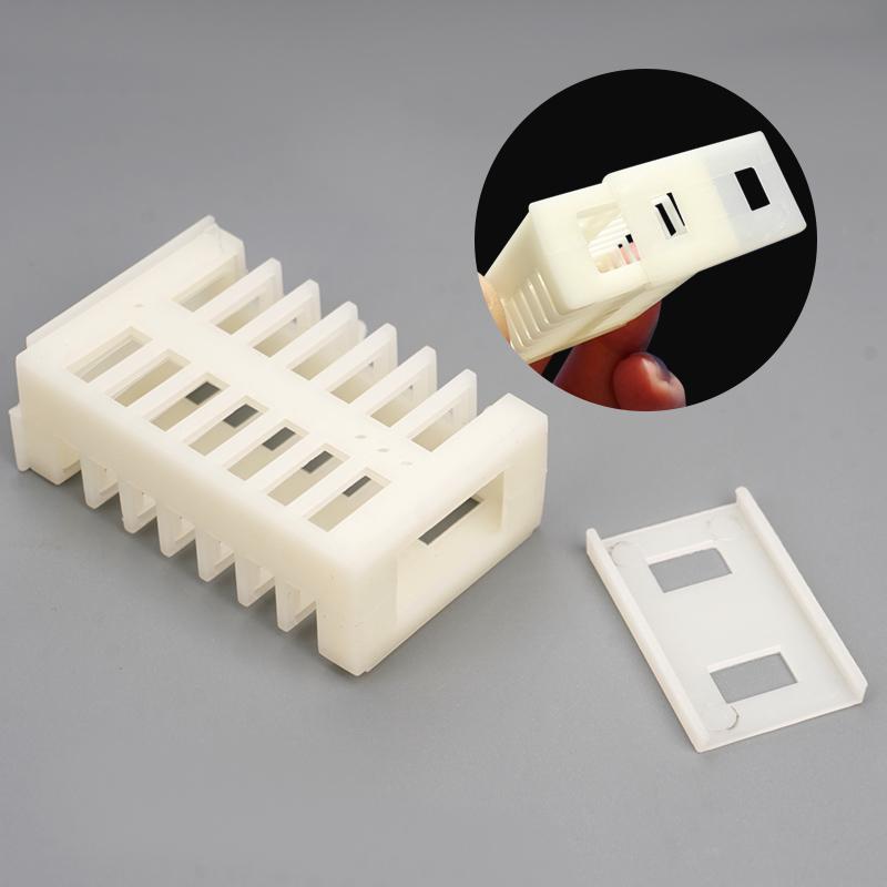 10/30pcs Beekeeping Queen Bee Rearing Cage Extension Bees Tools Anti Escape Cages Cup Plastic Cell Supplies Apiculture Equipment