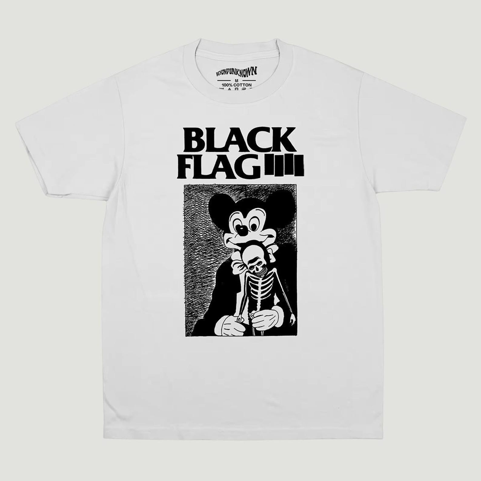 Black Flag T-Shirt, Hardcore Punk Band Tee, Retro 80s Punk Rock Graphic Shirt, Vintage American Hardcore Unisex Music Tee L