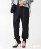 Antiqua Ribbed Slit Size Black Women's Pants, Long, AY-00014, M, 05,