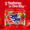 Caramelle Morbide al Gusto di Fragola Lotte 66g 5pz | Gusto Ricco di Fragola, Consistenza Gommosa, Snack Pratico