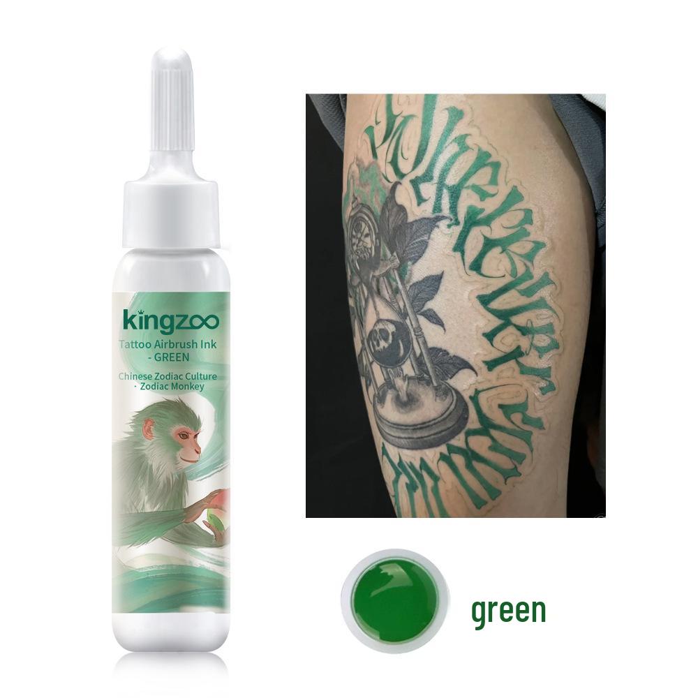 Colorante Temporaneo per Tatuaggi ad Aerografo Impermeabile - Pigmento Pittura per Corpo Realistico, Non Sbiadisce