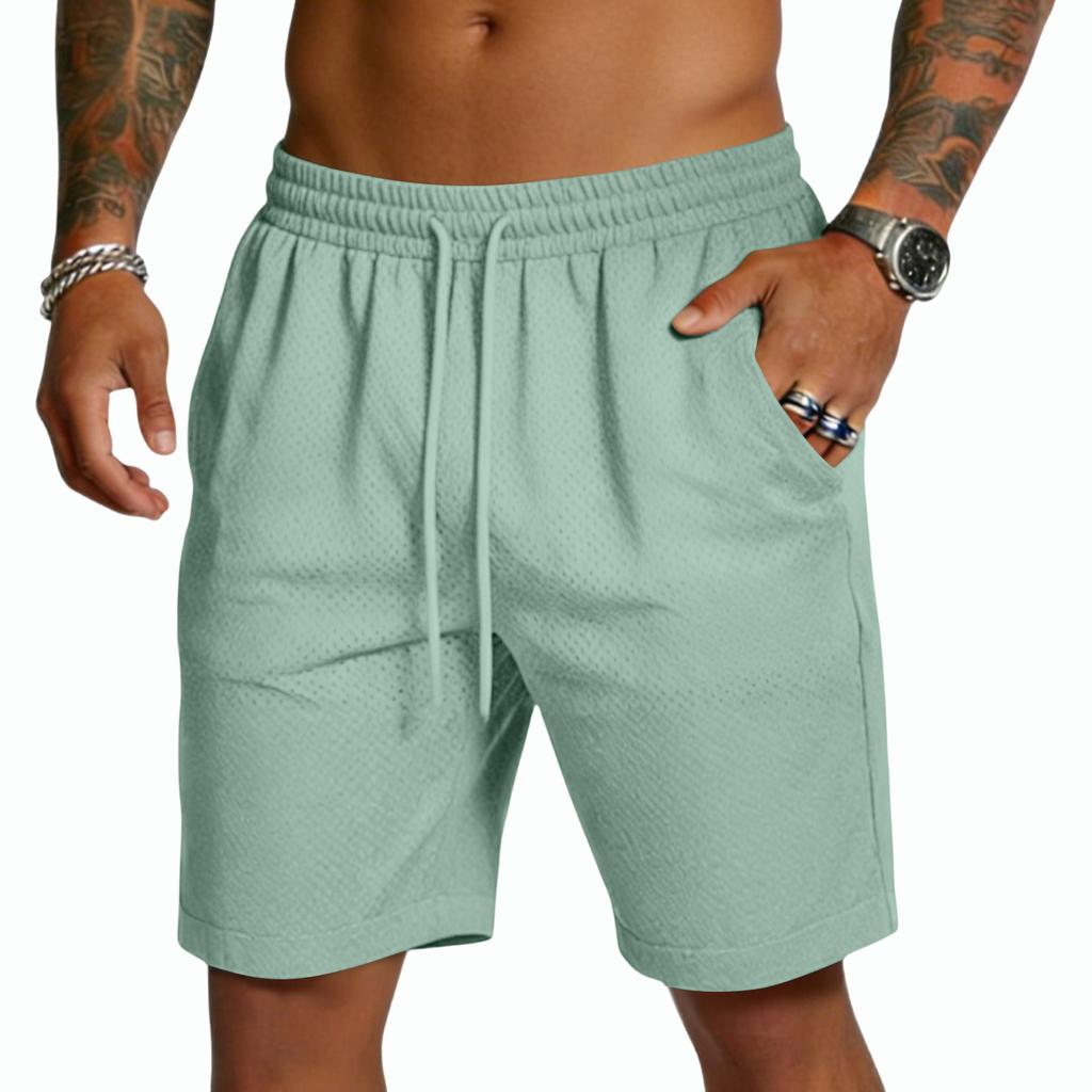 Men's Casual -Weave Drawstring Shorts