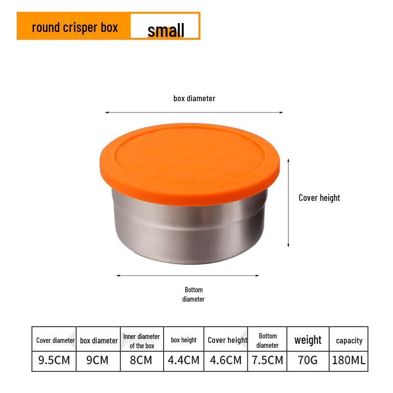 Huihuang 304 Stainless Steel Food Storage Container