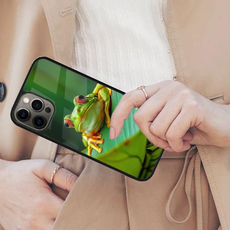 

Green Frog Wildlife Magnetic Phone Case For APPLE iPhone 17 Air 16 14 13 12 Pro Max 15 Plus Wireless Charge With MagSafe Cover iPhone 13mini