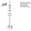 Faux Crystal Sun Catcher for Windows Catcher Hanging Prism Suncatcher Snowflake Rainbow Maker Pendant Artistic Home Decor Gifts Window Christmas