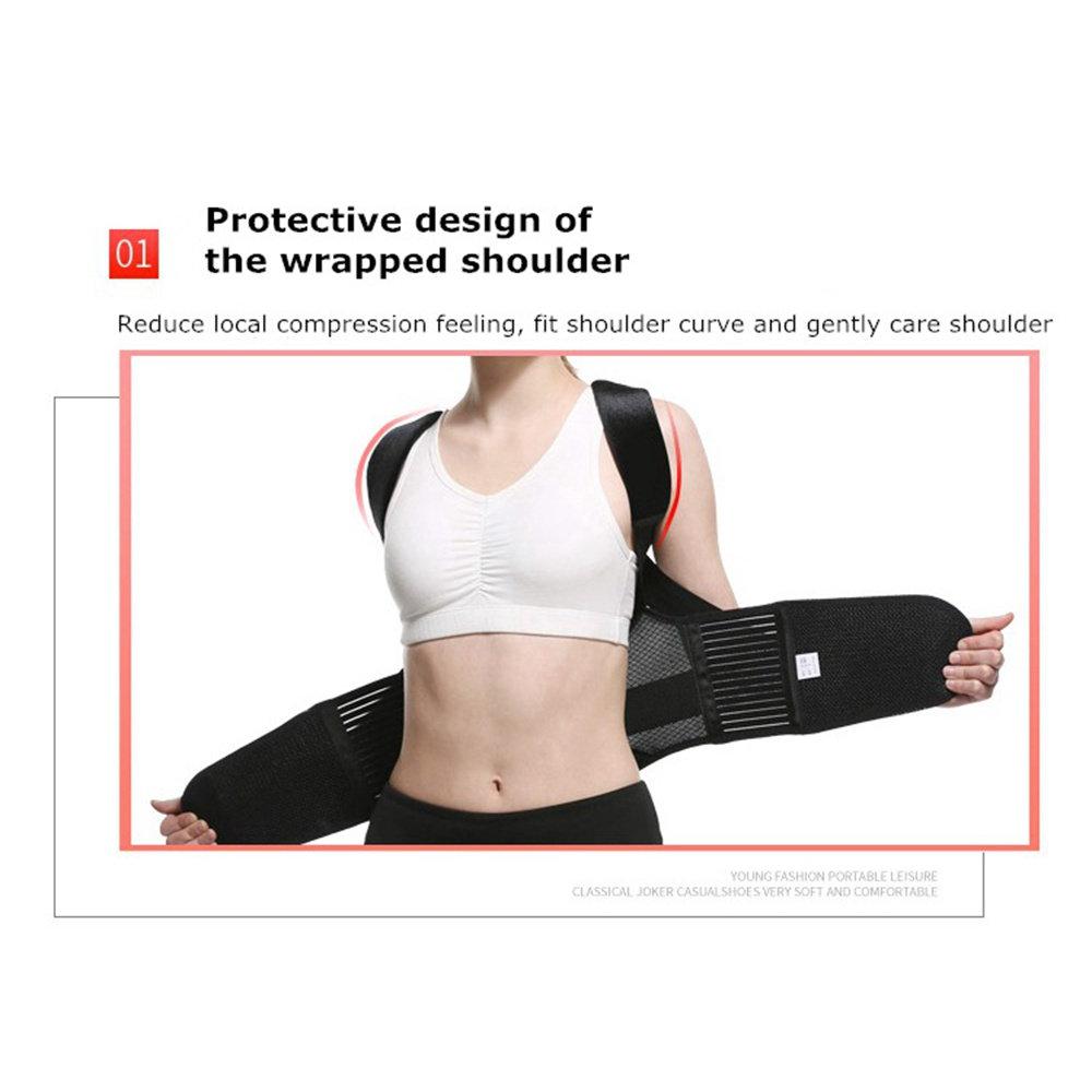 Kinder Erwachsene Männlich Weiblich Einstellbare Magnetische Haltung Korrektor Wirbelsäule Zurück Schulter Lendenwirbelstütze Unterstützung Verhindert Slouching