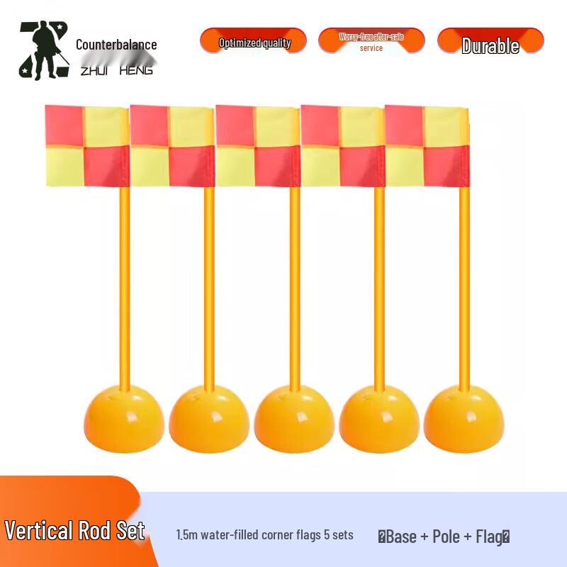 Football Training Slalom Poles & Corner Flags