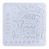 Quicksand Resin Art Mold Crystal Silicone Mold Epoxy Resin Keychain Pendant Mold