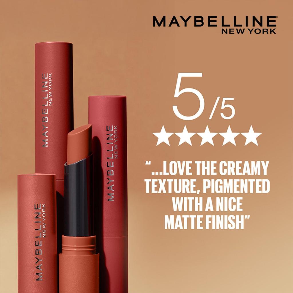 Maybelline New York Color Sensational Ultimatte Lipstick More Berry 1.7g Intense Matte Long-Lasting Lip Color