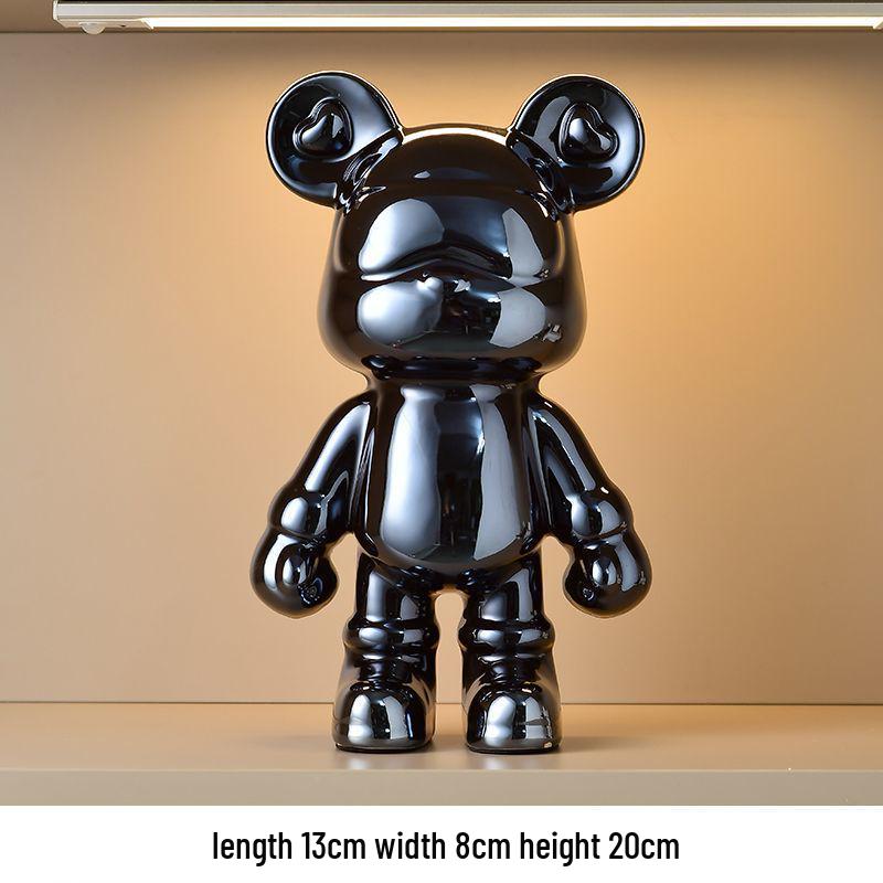 Trendy Beer Figuur Spaarpot - Creatieve Cartoon Decoratie voor Moderne Woonkamers