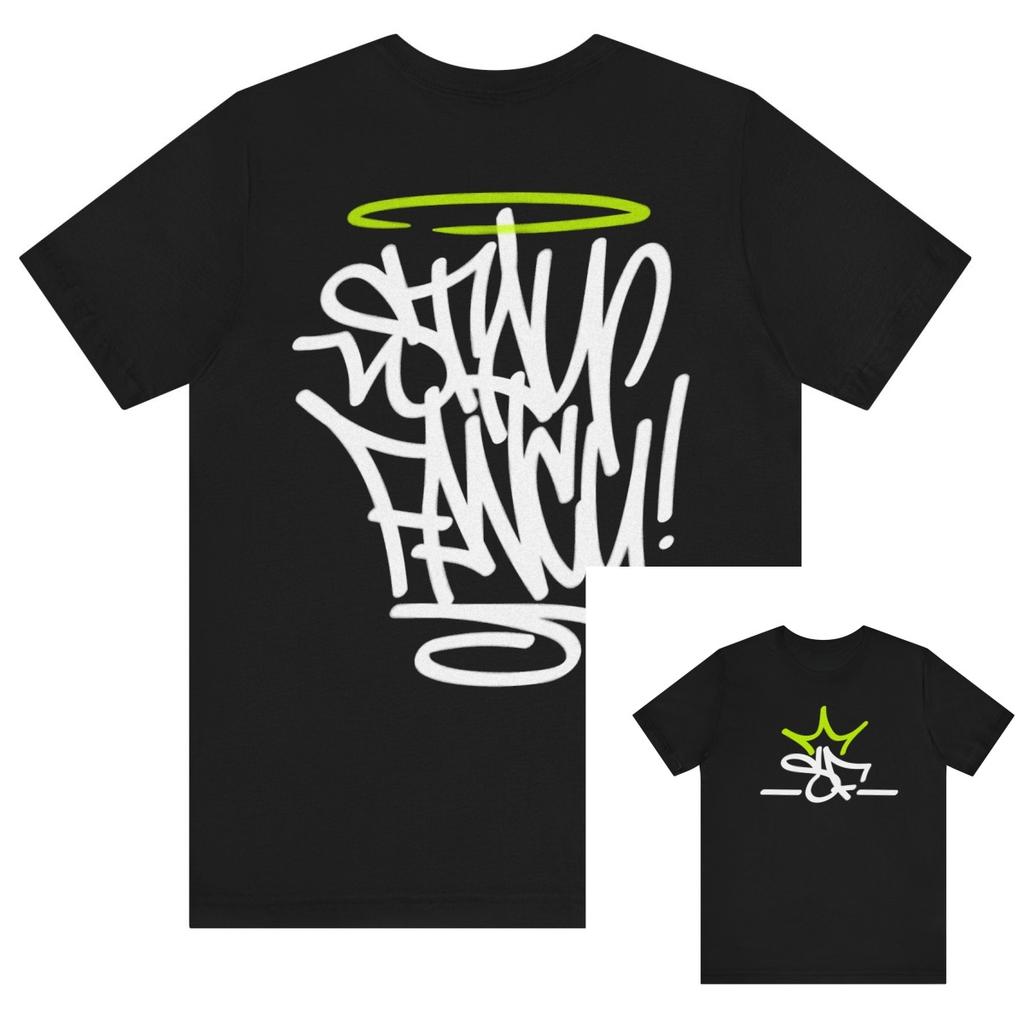 Fancy EleUnisext Graffiti Art Casual TShirt 100 Cotton Graphic Tee Unisex Women Summer Streetwear Top