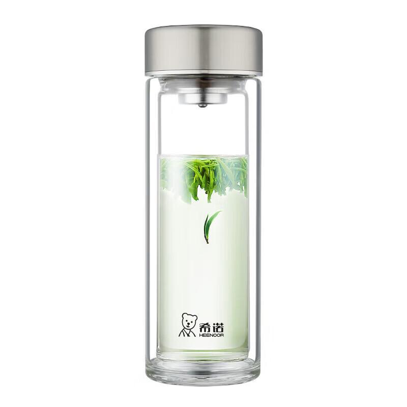 XINO Double-Wall Borosilicate Glass Tumbler with Tea Infuser
