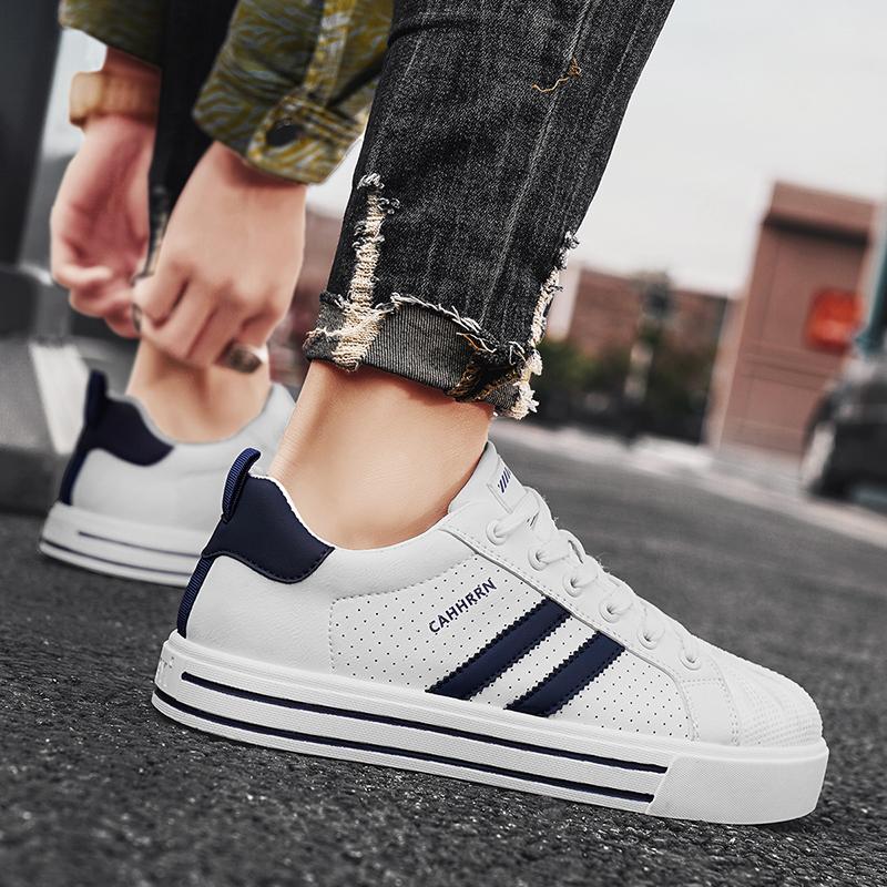 Mode CYYTL Herrskor Sneakers Casual Läder Sommar Skateboard Tennis Lyxig Designer Utomhus Sport Löpning Platå Vandring Loafers