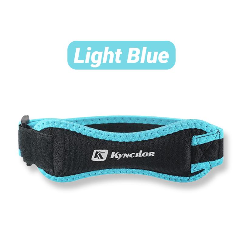 

Adjustable Patella Band Knee Support Strap for Basketball Tendon Protection Comfortable Compression Pad светло-синий