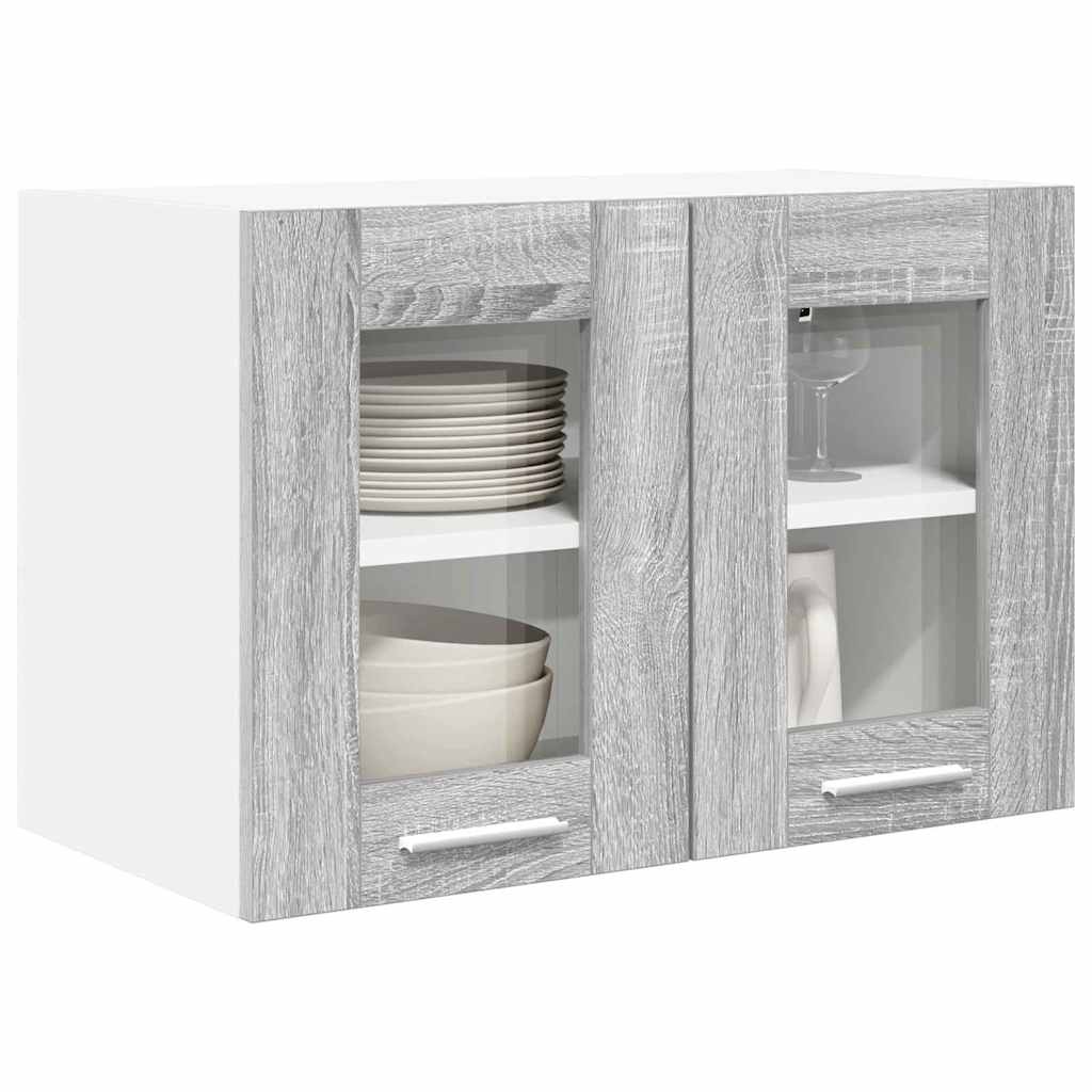 Wall Cabinet Grey Sonoma 60 x 31 x 40 cm Engineered Wood