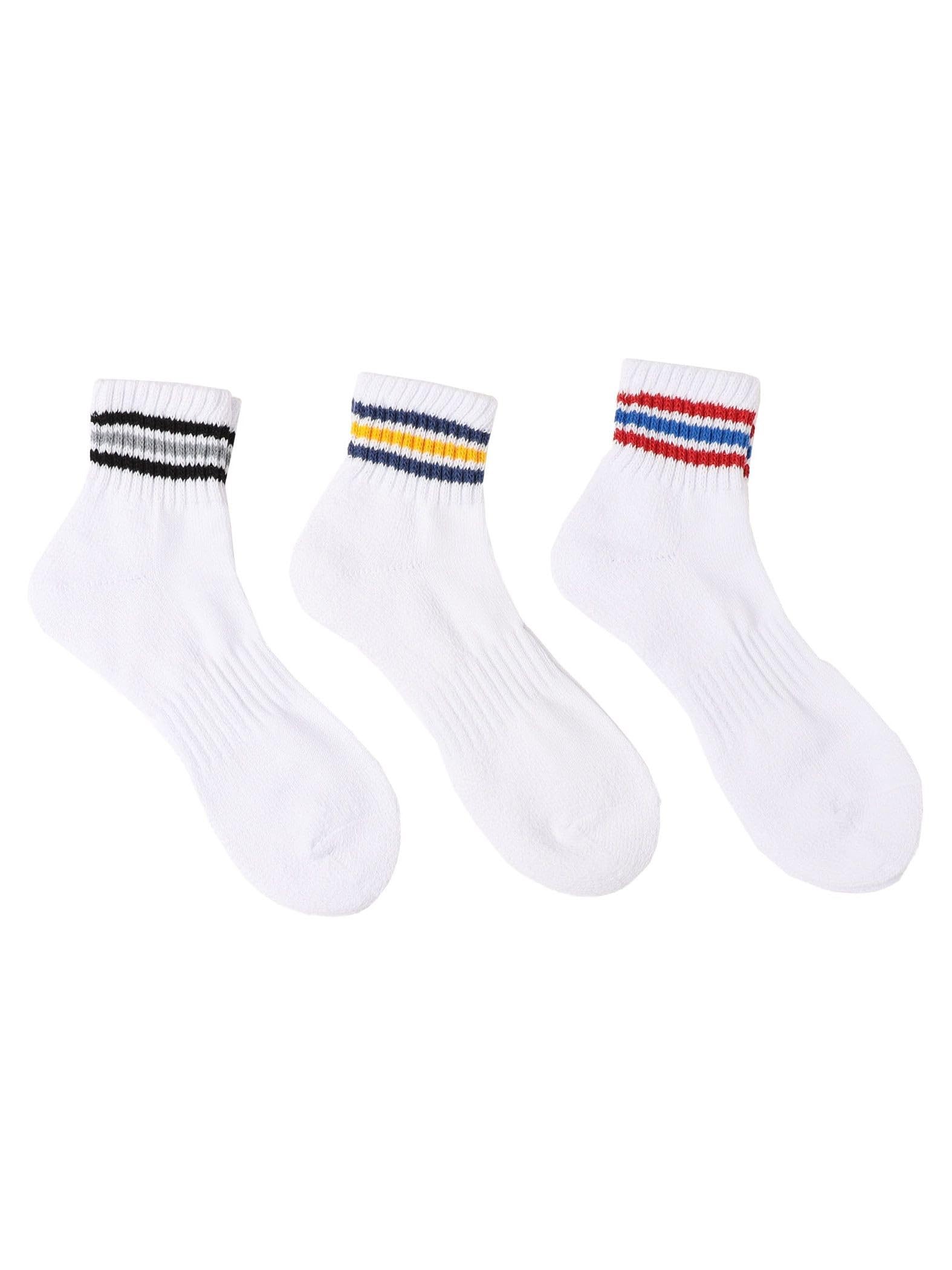 

Ships any Men s Quarter Socks, 3-Pair Set, White, 718030036, One Size