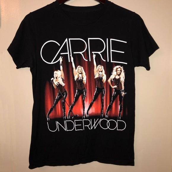 Live Concert Carrie Underwood Shirt Classic Black Unisex S-4XL 1V0271 S