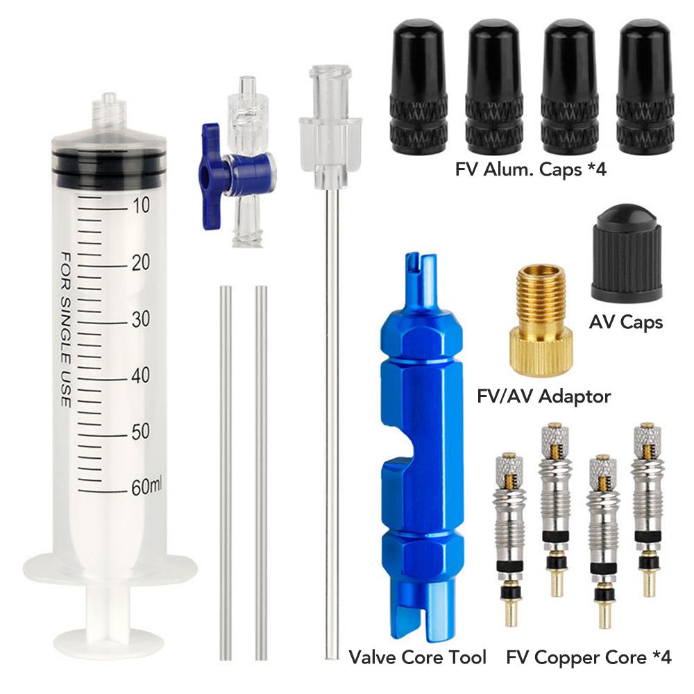 Bicycle Oil Bleed Tubeless Tire Injection Tool MTB Sealant Injector for Cycling Maintenance Liquid Injection Accessories