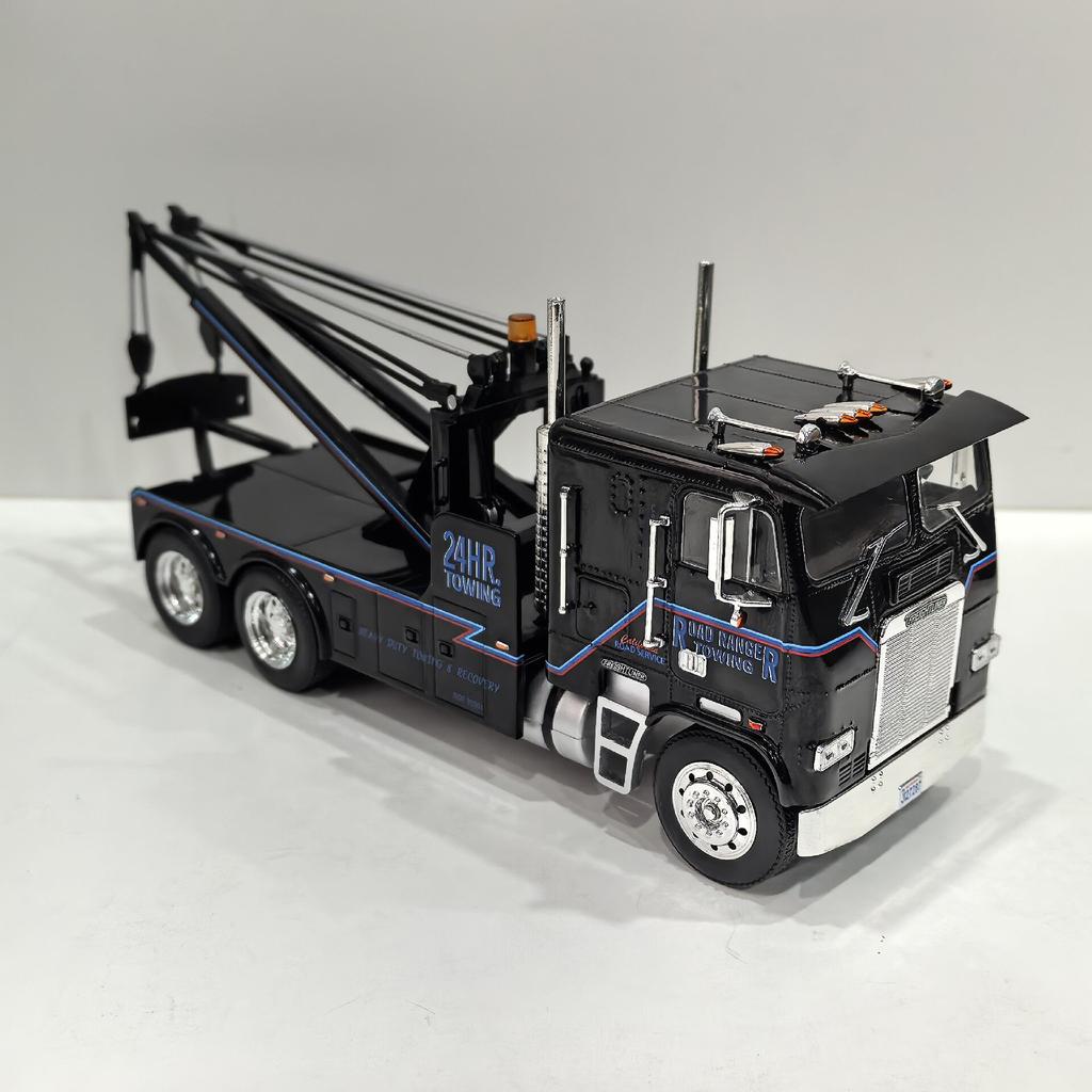 Diecast Green Light 1/43 Scale Freightliner FLA Terminator Trailer Crane 35 Alloy Car Model