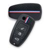3 Button Silicone Car Remote Key Fob Cover Case For Ford Ranger C-Max S-Max Focus Mk3 Galaxy Mondeo Transit Tourneo Custom