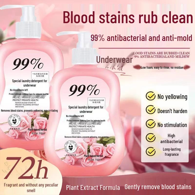 Newcomer Discount: Anti-Mold & Bacteria Inhibiting Laundry Detergent for Underwear & Panties