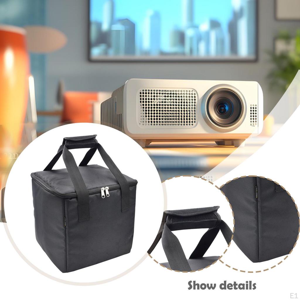 Projector Carrying Case,Organizer Carry Bag Oxford Protection Handbag Storage Travel Case for