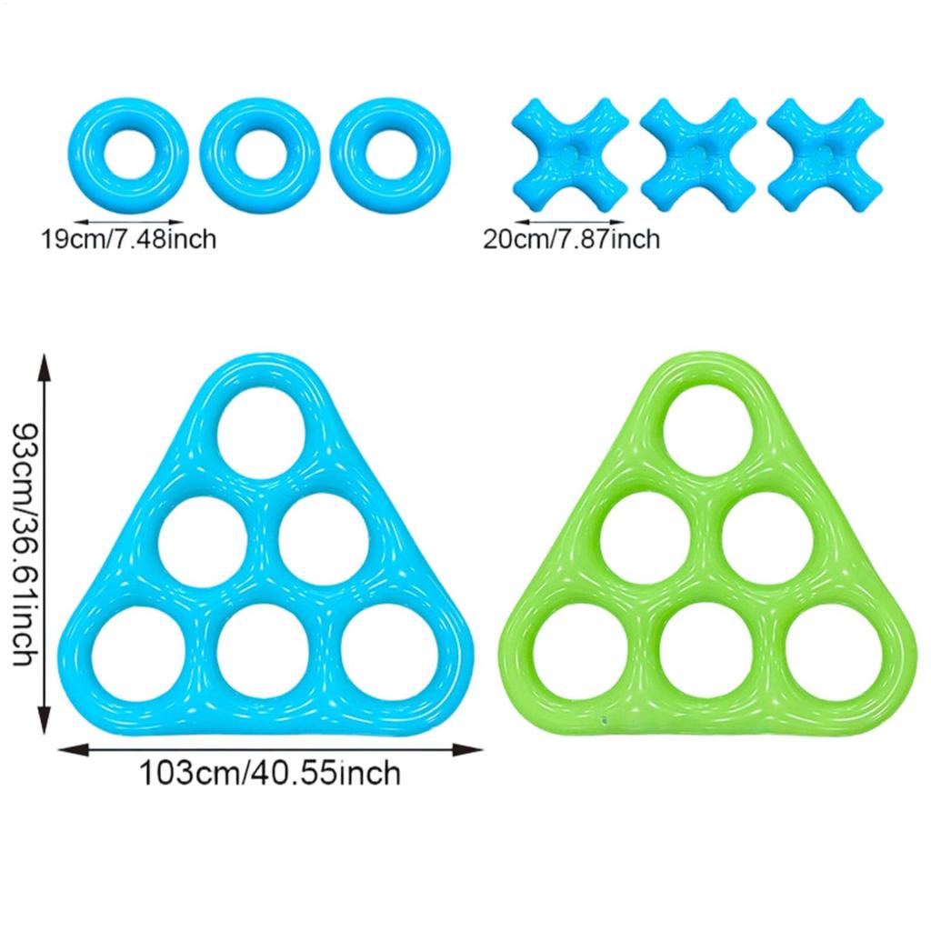 Pool Toys Hexagonal Ring Throwing Toy For Water Water Ring Toss Game For Beach Lake Backyard Party Vacation Family Travel