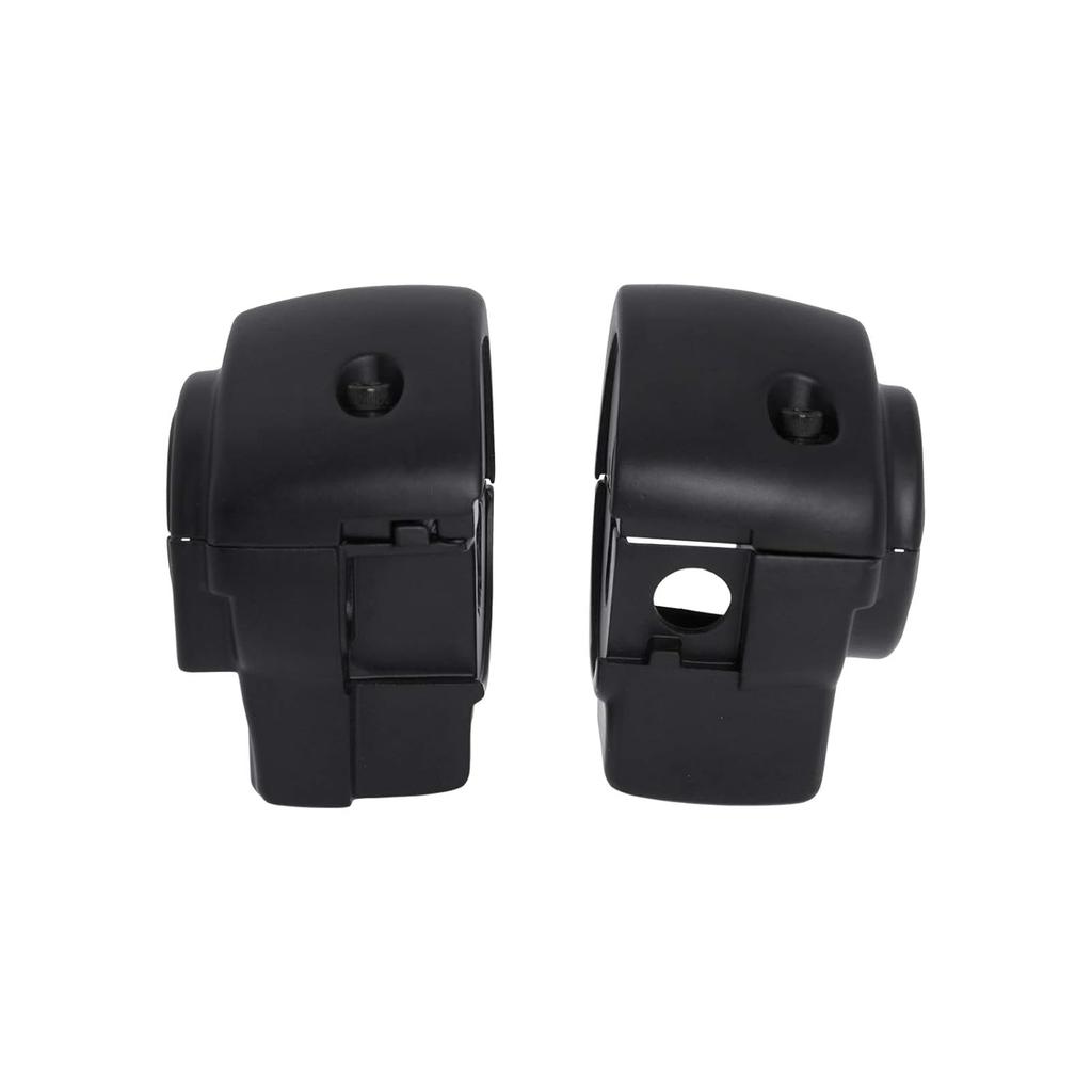 HDBUBALUS Handlebar Switch Housing Cover Case Switch Housing Caps Fit for Harley Touring Road King Tri Electra Glide 1996-2013 Black