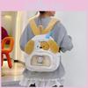 Cartoon Dog Plush Backpack With Durable Material Comfortable Shoulder Straps