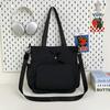 Schoolbag Ballet Style Bow Backpack Korean Version Niche Versatile Shoulder Bag Student Backpack Japanese Simple Solid Color Schoolbag
