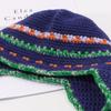 Winter Retro Women's Fedora Hats Ear Protection with Tassel Rainbow Girls' Personality Cold Winter Earmuffs