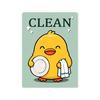 Heavy Duty Magnetic Sign Clean Dirty Dishwasher Magnet, Acrylic Cartoon Animal Sign, Double-Sided & Magnet for Kitchen Decoration Double Sided