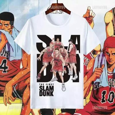 Slam Dunk Master Tide Μπλουζάκι Μόδα Sakuragi Mitsui Shou Γύρω Ρούχα Νεανικό Μπάσκετ Κοντομάνικο Μπλουζάκι Ανδρικό Γυναικείο Μπλουζάκι Τοπ