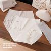 Big Size Ladies Spring and Summer Sexy Pure Cotton Mulberry Silk Antibacterial Crotch High Waist Belly Lift Hip Briefs