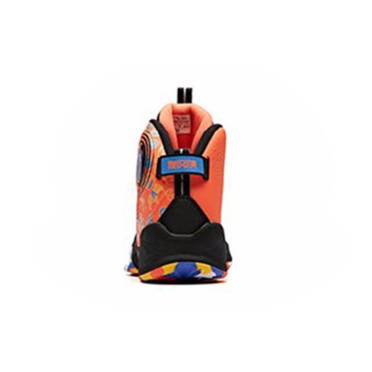Anta Kids Fire Wheel Trendy Comfortable Wear-Resistant High-Top Basketball Shoes Kids basketball shoes Black Orange 31941102-3