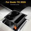 For Zeekr 7X 2026 Car Water Cup Holder Cover All-inclusive Central Control Coaster Interior Drinks Holder Tray Accessories
