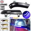 2pcs For VW Golf 5 6 Plus EOS Passat B5.5 B6 Skoda Superb LED Dynamic Turn Signal Blinker Sequential Side Mirror Indicator Light