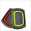 1Pcs Fruit Vegetable Washing Basket Foldable Strainer Silicone Colander Dish Collapsible Drainer Filter Kitchen Storage Tool