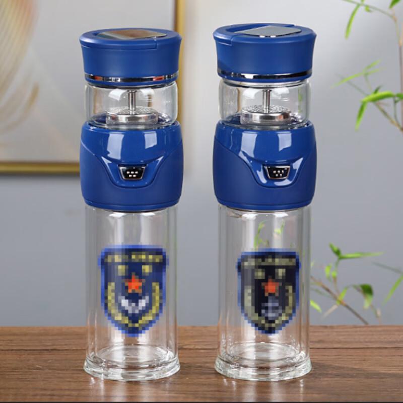 Portable Double-Layer Glass Tea Infuser Bottle