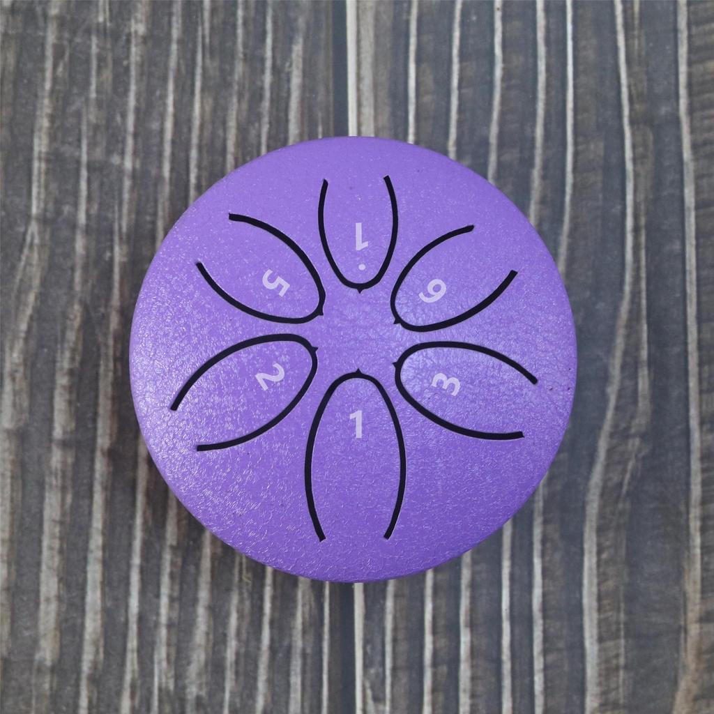 Ethereal 3-Inch Steel Tongue Drum: 6-Note Mini Percussion Instrument for Kids