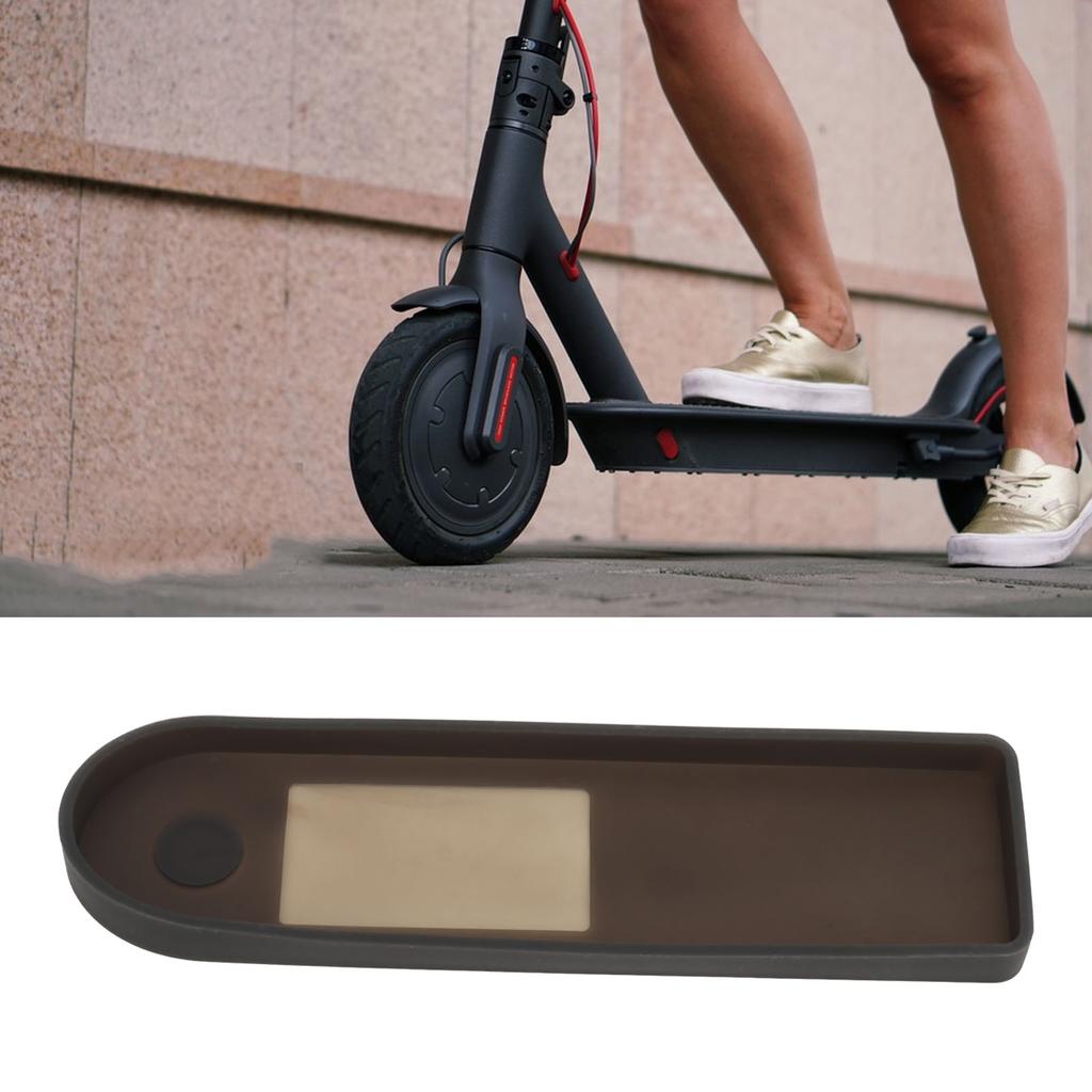 Electric Scooter Dashboard Cover Silicone Waterproof Electric Scooter Control Display Panel Protective Case for Xiaomi 4 Pro Black