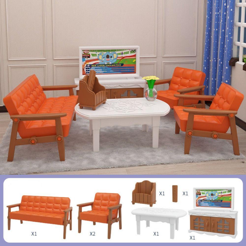 Micro Model Dollhouse Furniture Bedroom Living Mini Furniture Toys Miniature Furniture  Girl Gift