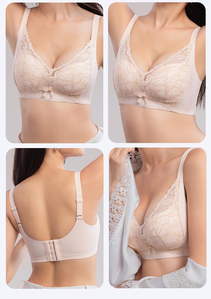 Lace Non-Wired Adjustable Bra for Small Chests
