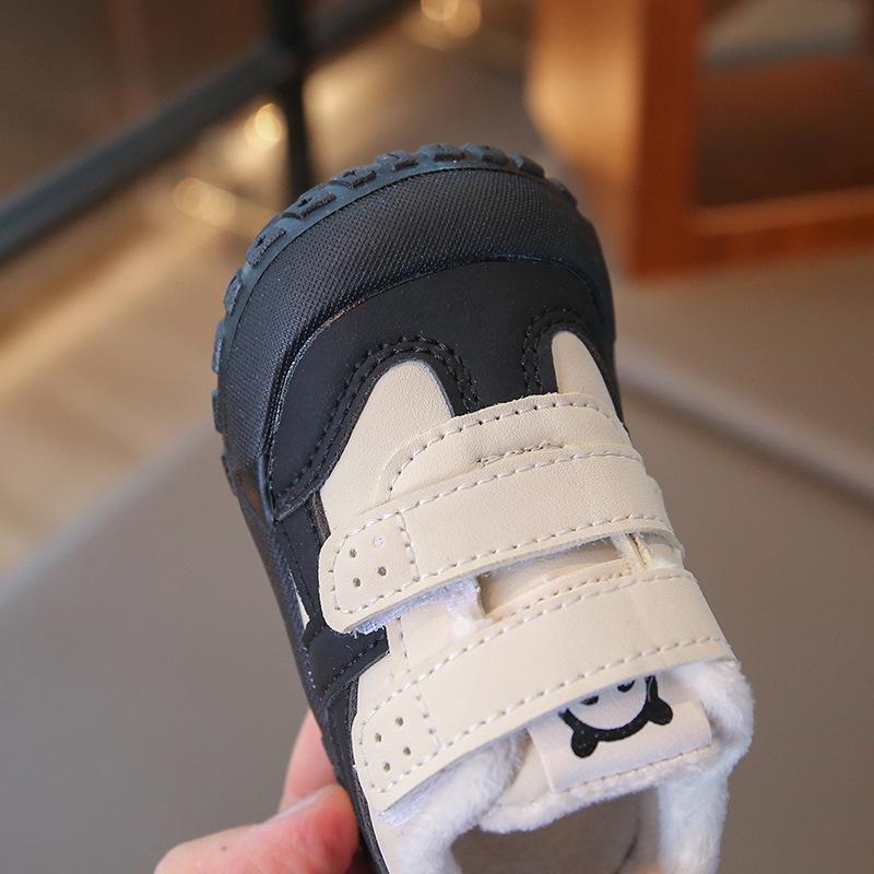 New Soft-Soled Sports Shoes for Boys and Girls - Toddler & Infant Fleece-Lined, Anti-Slip, Anti-Kick Cotton Shoes