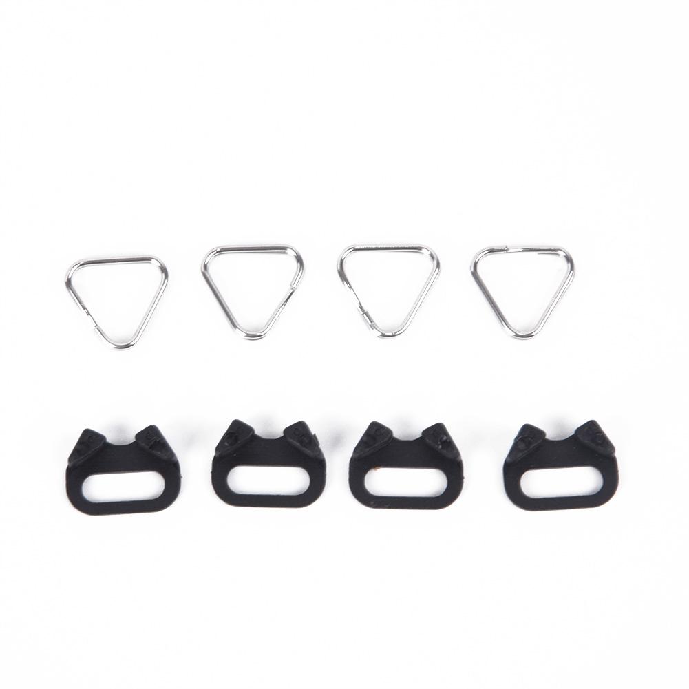 2 Pairs Of 4 Sets Triangular Rings Camera Shoulder Strap For 2MM Aperture