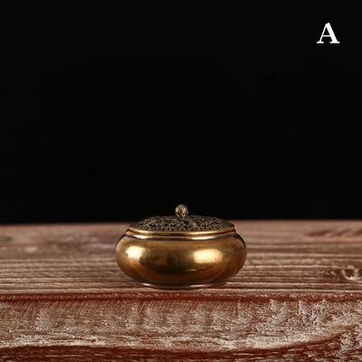 Retro Incense Burner Twelve Zodiac Signs Burner Brass Incense Holder With Cover