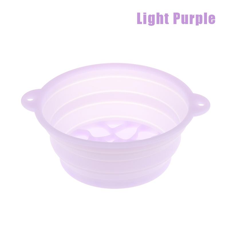 Foldable Face Ice Bath Bowl Facials Plunge Wash Basin Silicone Portable Travel Home Skincare Ice Facials Bath
