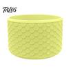 Portable Bottle Sleeve for Commute Silicone Cup Boot, Fish Scale Pattern Decor, Soft Elastic Water Protector Protective Sleeve, Anti-Slip Bottom Cover